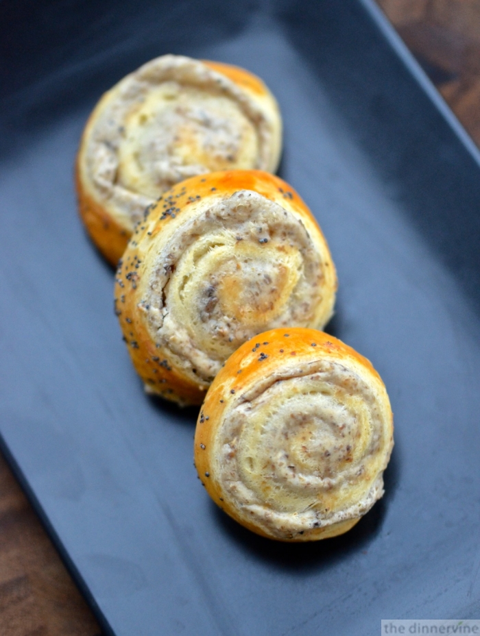 Sautéed Mushroom & Cream Cheese Roll-ups